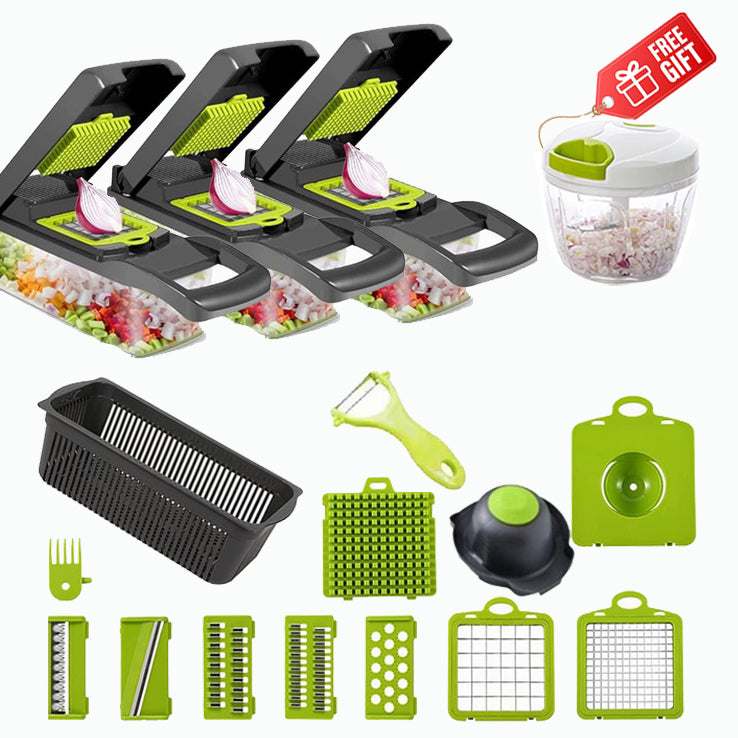 DICERX™ 14-IN-1 MULTIFUNCTIONAL VEGETABLE CHOPPER