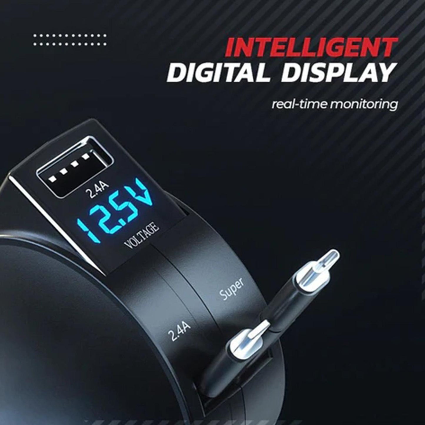 Parysian™ 3-in-1 Retractable Fast Car Charger